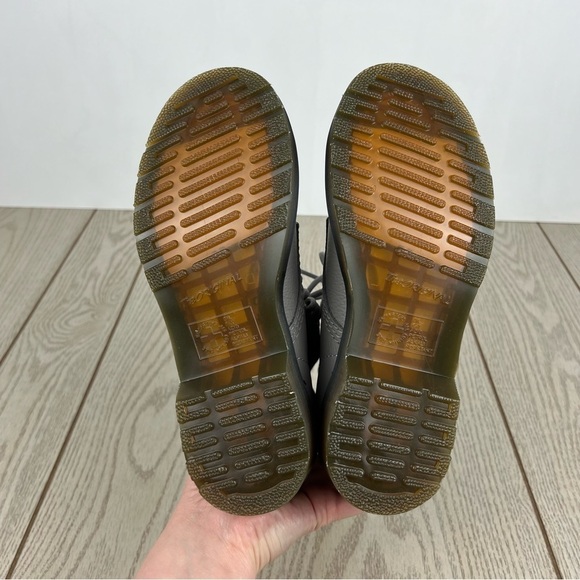 Dr. Marten's 1460 Pascal Virginia Leather Boots L6/EUR37 Zinc Grey $170 - Picture 9 of 10